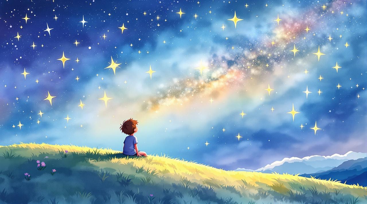 叮咚影视 - 手绘动画短片：星空之梦 投稿封面